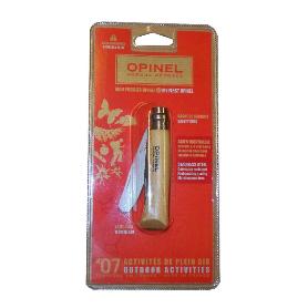 OPINEL FINSTOCK BL.NAVAJA P-REDONDA Nº7 VIROLA HOJA 8 CM 001221