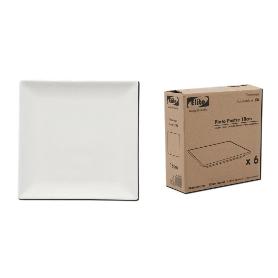 VAJILLA FINSTOC ELITE CAJA 6 PLATO POSTRE 18CM IVORI BRIL B25002