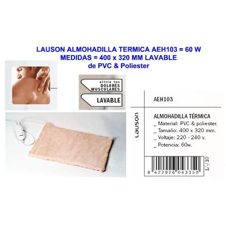 BAJA LAUSON ALMOHADILLA TERMICA AEH103 60 W  400 X 320 MM LAVAB