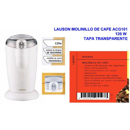 BAJA LAUSON MOLINILLO DE CAFE ACG101 120 W TAPA TRANSPARENTE