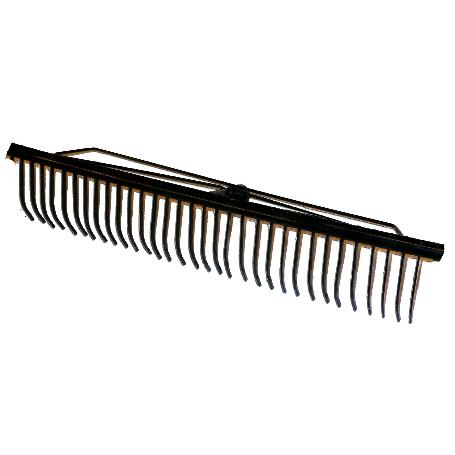 PLUVIA JARDIN RASTRILLO METAL VERDE 32 PUASX58.5CM S-MAN R134B32