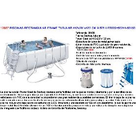 PISCINAS RECTANGULAR POWER STEEL 412X201X122 9.578 L 56456