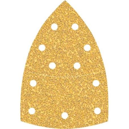 PAPEL DE LIJA EXPERT C470 CON 11 ORIFICIOS PARA MULTILIJADORAS DE 102 X 62 MM, 93 MM, G 40, 10 UNIDADES