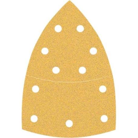 PAPEL DE LIJA EXPERT C470 CON 11 ORIFICIOS PARA MULTILIJADORAS DE 102 X 62 MM, 93 MM, G 80, 10 UNIDADES