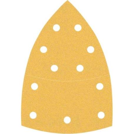 PAPEL DE LIJA EXPERT C470 CON 11 ORIFICIOS PARA MULTILIJADORAS DE 102 X 62 MM, 93 MM, G 120, 10 UNIDADES