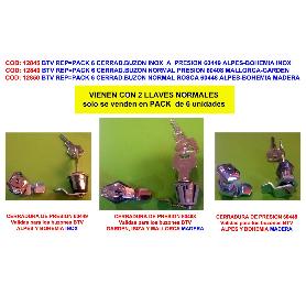 BTV CERRADURA BUZON INOX PRESION 60449 ALPES-BOHEMIA-ANETO PAK 6