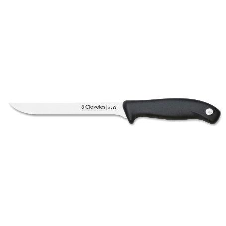 3 CLAVELES CUCHILLO EVO PL.DESHUESAR 15 CM-6 E 01354