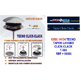 TECNO TAPON LAVABO CLICK-CLACK T-303 50303