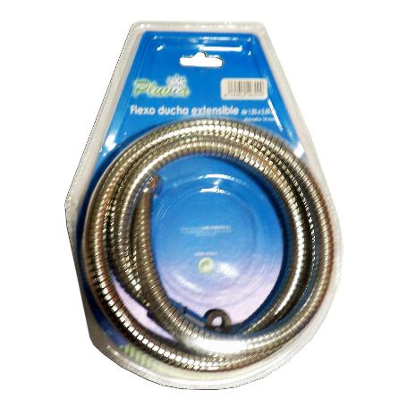 PLUVIA FLEXO DUCHA INOX ULTRA FLEXIBLE DOBLE CLIC 1,50M BLISTER
