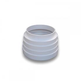 PVC BLANCO REDUCCION ACOP.CAMPANA Ø 100,120,125  REF.0660