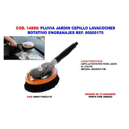 PLUVIA-GF JARDIN CEPILLO LAVACOCHES ROTATIVO  80005175