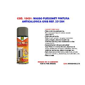 MASSO FUEGONET PINTURA ANTICALORICA GRIS SPRAY 200 MLREF. 231284