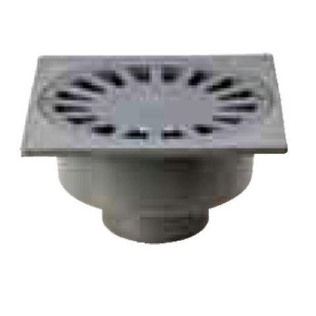 SUMIDERO SIF.PVC 25X25 SALIDA   90 GRIS OSCU - 104201