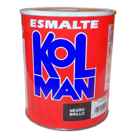 BAJA PINTURA ESMALTE SINTETICO KOLMAN TABACO OSCURO 750 ML