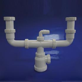 TECNO SIFON EXT.DOBLE FREG. S-V 1-1-2 (T45) 50205