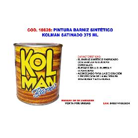 PINTURA BARNIZ KOLMAN SATINADO 375 ML.