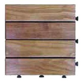 BAMBU FINSTOCK LOSETA  MADERA 30X30X2,7 CM CAJA DE 20 UND.  080