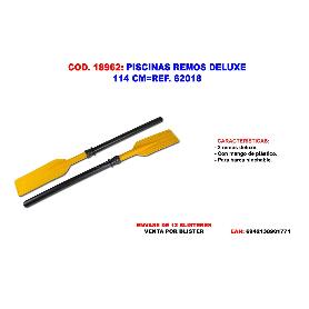 PISCINAS REMOS DE PLÁSTICO DELUXE 124 CM 62015