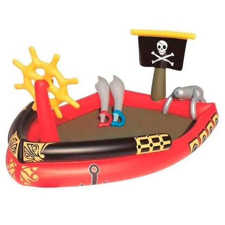 PISCINAS JUEGO AGUA BARCO PIRATA 191X140X97+3 AÑOS 53041