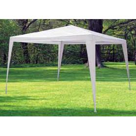 BAMBU PERGOLA FIJA 3,0X3,0X ALTO 2,5 M  BLANCA LP-030