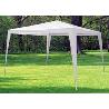 BAMBU PERGOLA FIJA 3,0X3,0X ALTO 2,5 M  BLANCA LP-030