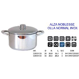 FINSTOCK ALZA NOBLES OLLA INOX 36 20,5CM LITROS 20,5 22030036