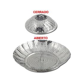 MENAJE METALTEX COCEDOR A VAPOR INOX VAPORETTE 14-23CM 254300006