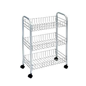 MENAJE METALTEX CARRO 3 ESTANTES 42X26X64CM LUGANO 340103002