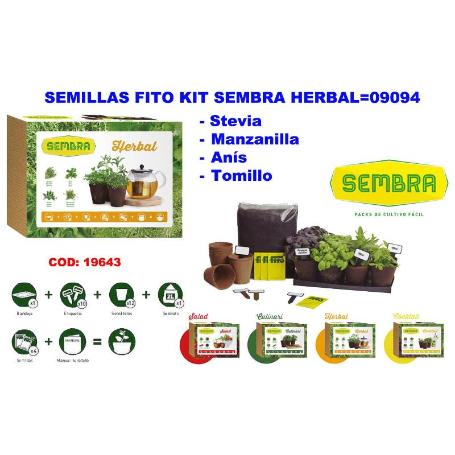 SEMILLAS FINSTOCK FITO KIT SEMBRA HERBAL 09094