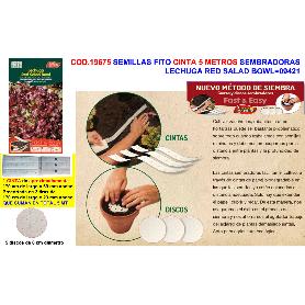 SEMILLAS FINSTOCK FITO CINTA 5 MT.SEMBRAR LECHUGA RED SA 09421