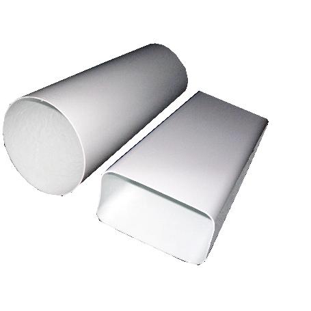 PVC BLANCO TUBO  1,5 MT REDONDO TUBO Ø 100 MM SALIDA HUMOS  0605