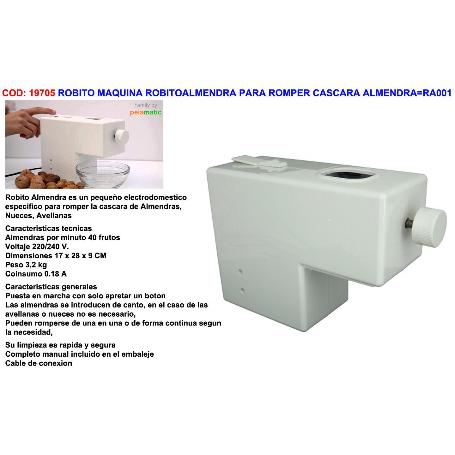 ROBITO MAQUINA ROBITOALMENDRA PARA ROMPER CASCARA ALMENDRA RA001