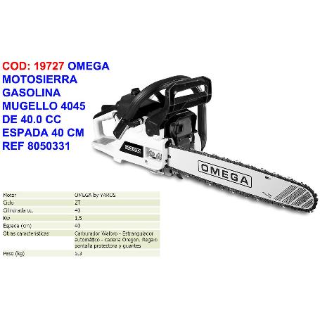 OMEGA MOTOSIERRA GASOLINA MUGELLO 4140 40.0 CC 8050476