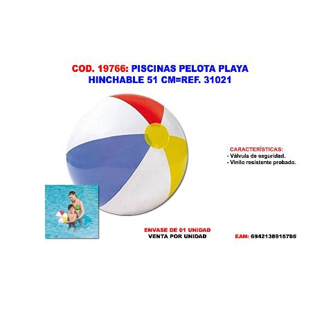PISCINAS PELOTA PISCINA PLAYA HINCHABLE COLORES 51 CM 31021