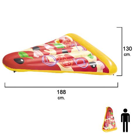 PISCINAS COLCHON INFLABLE PIZZA 44038