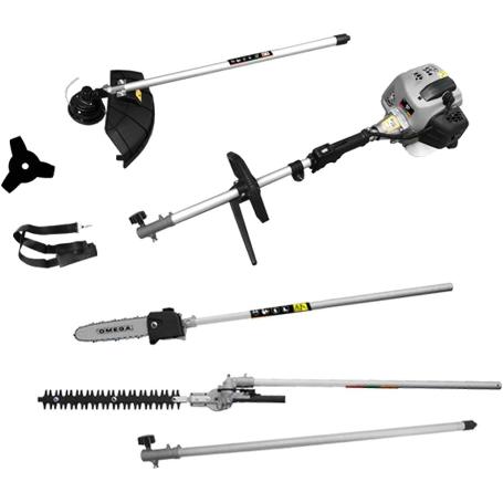 OMEGA DESBROZADORA-CORTASETO-MOTOSIERR MULTIUSO 4X1 43CC 8050534