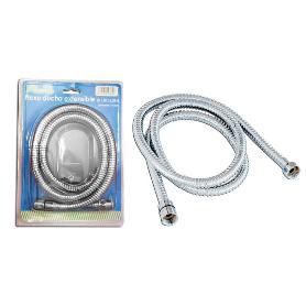 PLUVIA FLEXO DUCHA INOX EXTEN 1.80 -2.30 MTS Ø14 MM DOBLE ENGATI