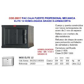 FAC FINSTOCK CAJA FUERTE MECANICA ELITE 12 HOMOLOGADA GRADO III-ARMACORTA