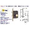 BAJA YALE AZBE CERRADURA 49 BC 50X80 C-CUADRA.EMBUTIR ANTIP.