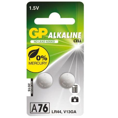 GP MICRO PILAS ALCALINA 2U LR0044-A76 GP1,5V-110 MAH 11.6ØX5.4MM