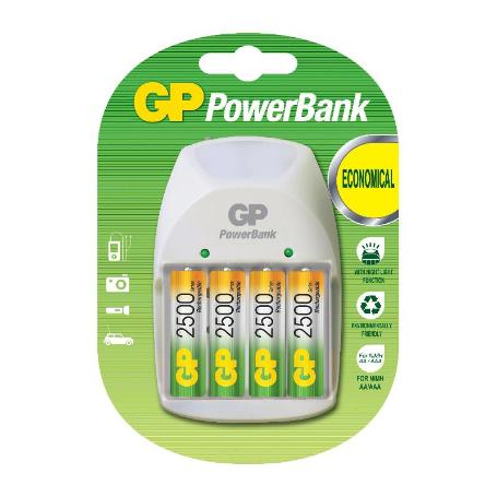 GP CARGADOR 4 PILAS AA- AAA-9V-POWERBANK   PB11GS250-2UW4 G265