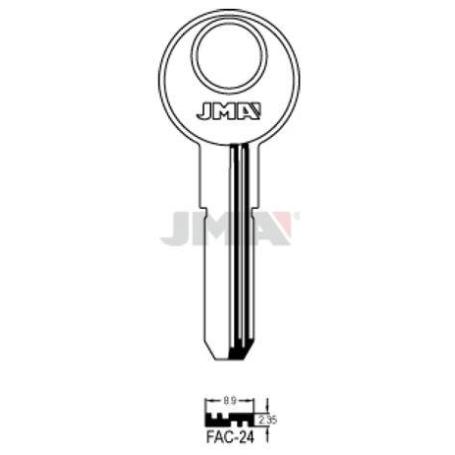 LLAVES JMA SEGURIDAD LATON MOD FAC-24