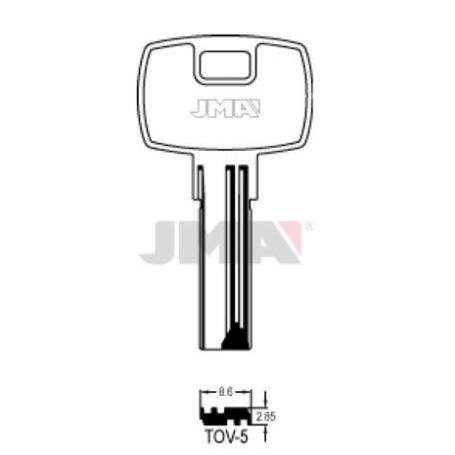 LLAVES JMA SEGURIDAD ALPACA MOD TOV-5 (BATON)