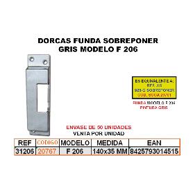 DORCAS FUNDA SOBREPONER GRIS F201 (F-206) FP-5G