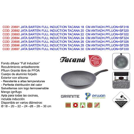 JATA FINSTOCK SARTEN  INDUCTIO TACANA 18CM ANTIADH NO PFOA SF318