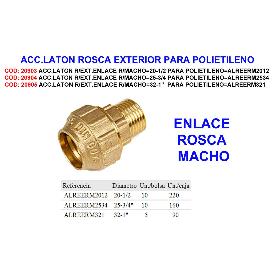 ACC.LATON R-EXT.ENLACE R-MACHO 20-1-2 PARA POLIETILE ALREERM2012