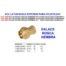 ACC.LATON R-EXT.ENLACE R-HEMBRA 25-3-4 PARA POLIETIL ALREERH2534