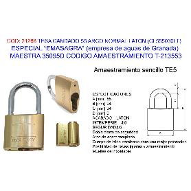 TESA CANDADO 55 AN LT EMASAGRA MAESTRA 35095D CODIGO T-213553