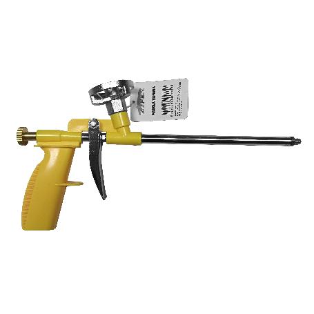 SIFER PISTOLA ESPUMA PU CUERPO PLASTICO REGULADOR METAL 423709