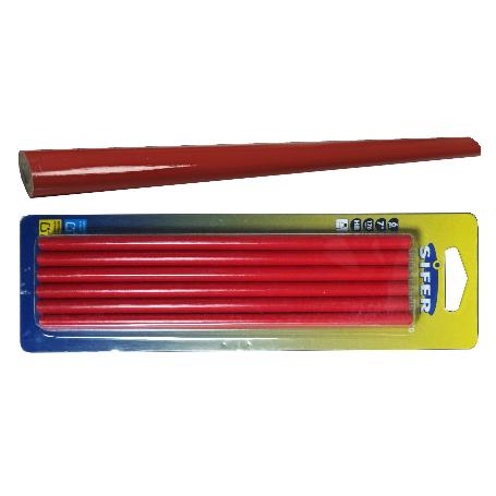 SIFER LAPIZ CARPINTERO BLISTER 6 PIEZAS 424001